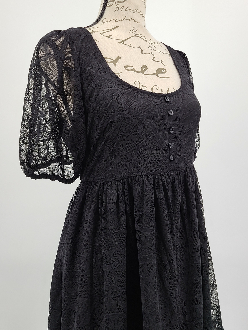 ModCloth Witchy Mushroom Lace Babydoll Dress Size Medium